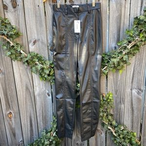 JASON WU Faux Leather Pants Size Small NWT